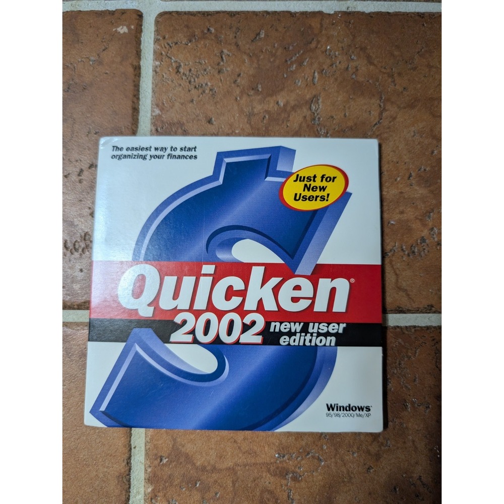 Quicken 2002 New User Edition Windows - Disc Only